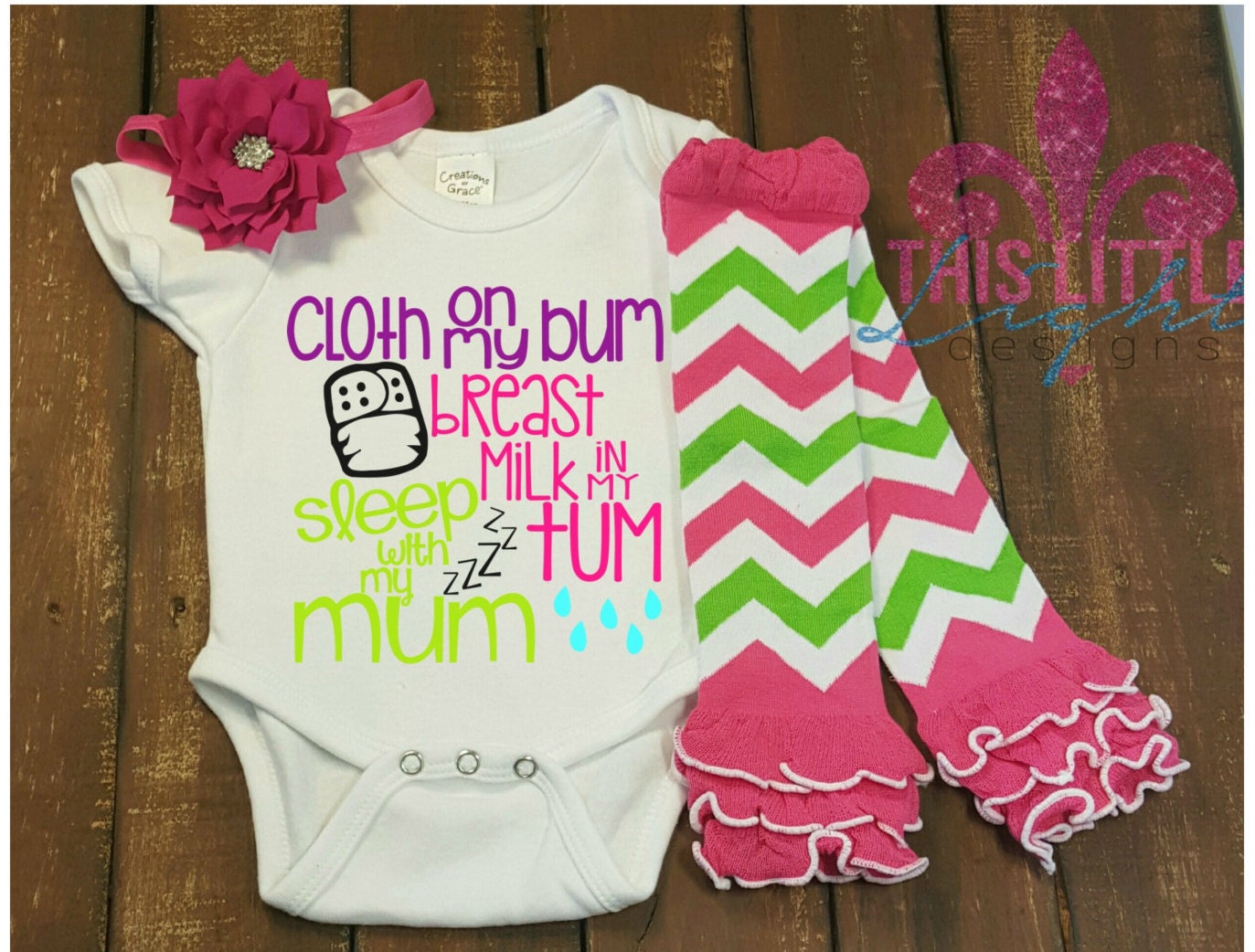 Newborn Girl. Baby Girl. Hospital Outfit. by Thislittlelight00