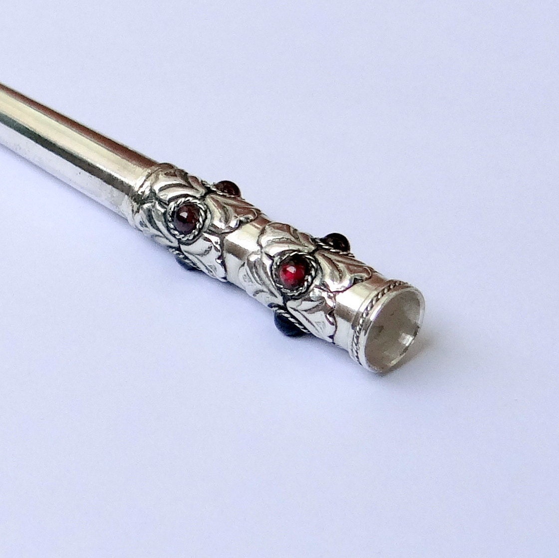 Silver Cigarette Holder with for Regular Size