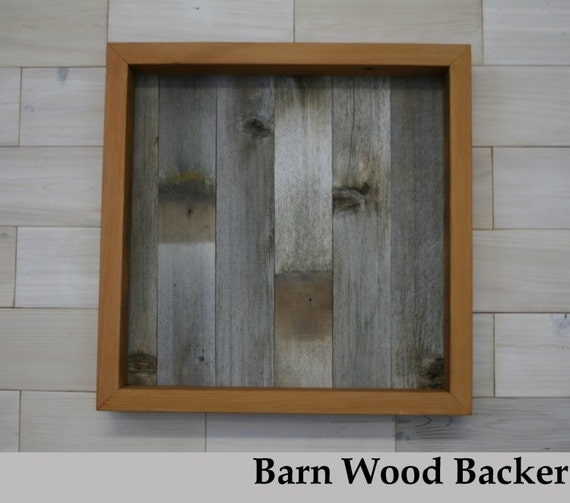 Reclaimed Cedar Shadow Box 20 x 20 x 3 with