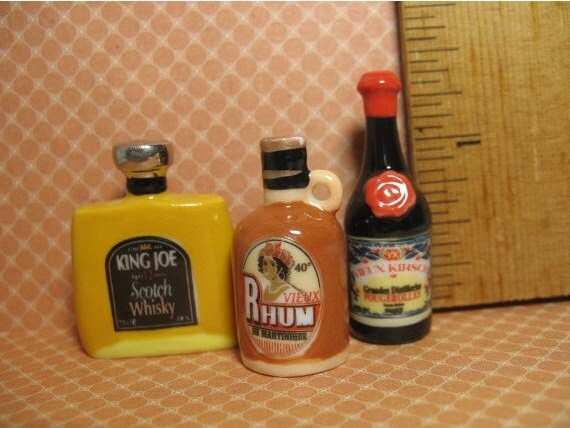 miniature bottle of kirsch