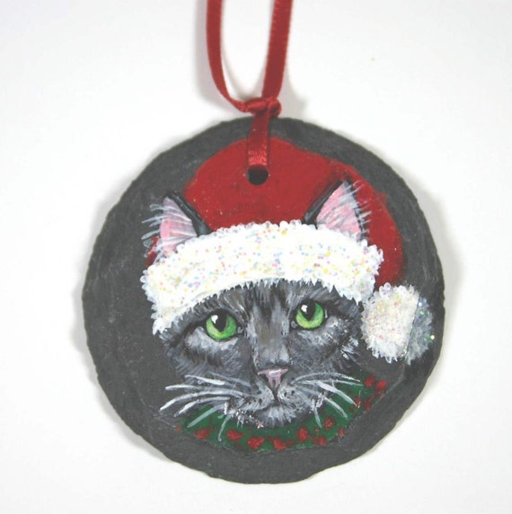 tabby cat christmas ornament tabby cat christmas ornament