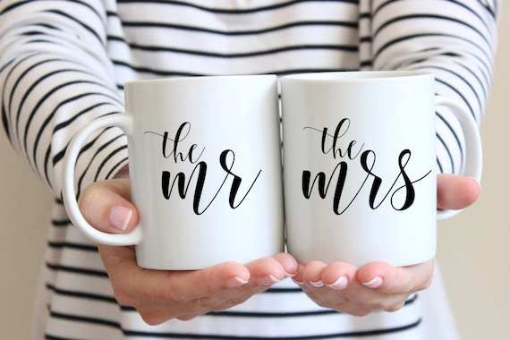 The Mr and The Mrs Mug Set