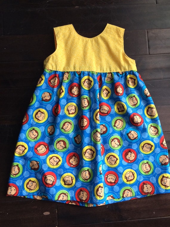 Curious dress girls dress toddler dress girls'