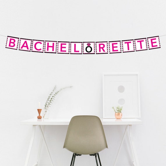 Items similar to Bachelorette Banner - Bachelorette Party Banner - DIY ...