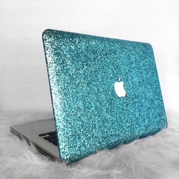 Glitter Macbook CaseTeal