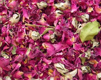 2 Cups Rose Petals with Buds, Red (1.45 oz.) ***FREE SHIPPING***