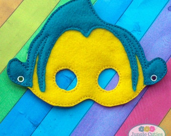 Flounder Fish Mask (M030), Toddler's Mask for Dress-Up, Party Favors