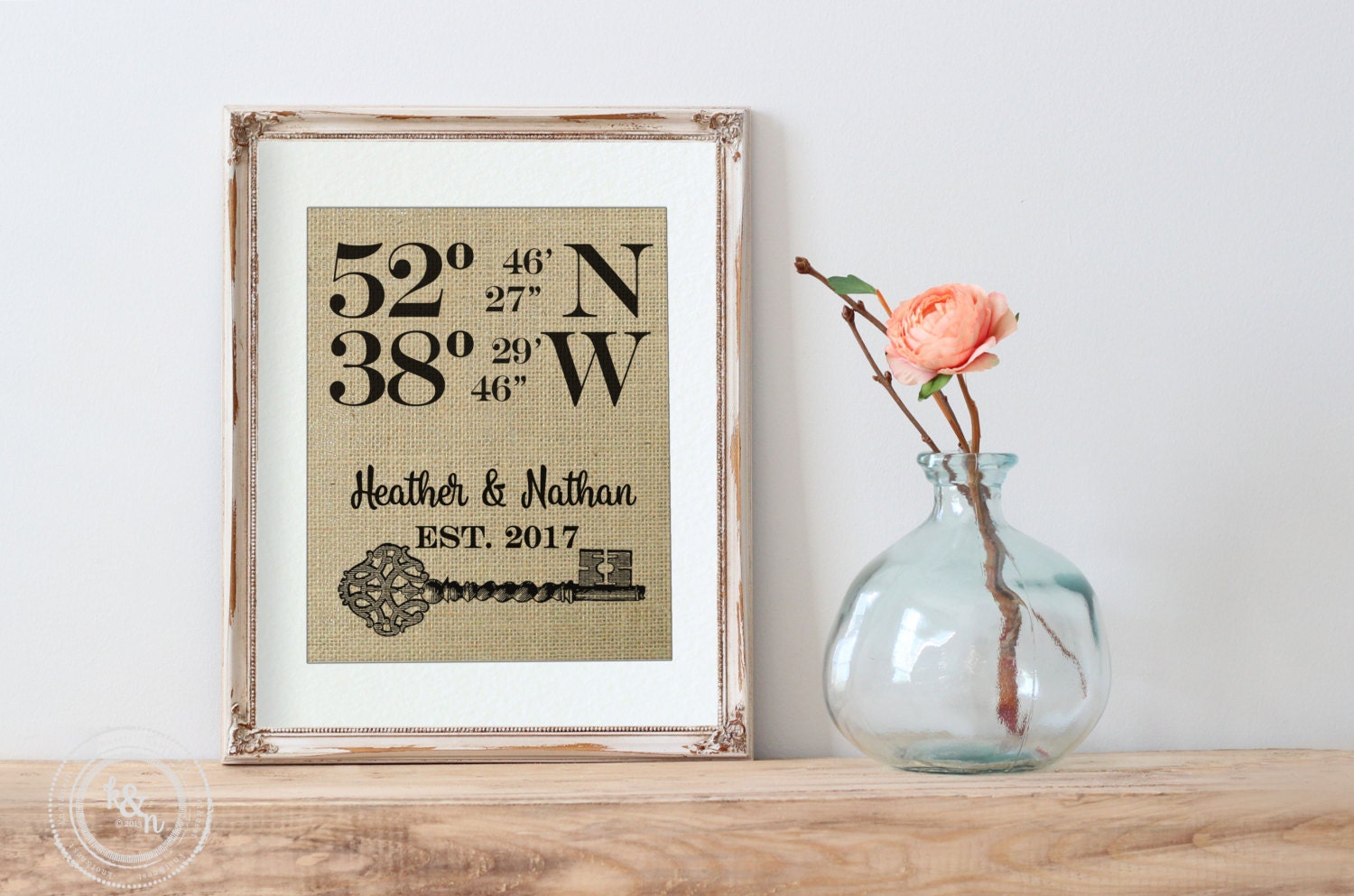 Personalized Housewarming Gift Our First Home House by KNOTnNEST