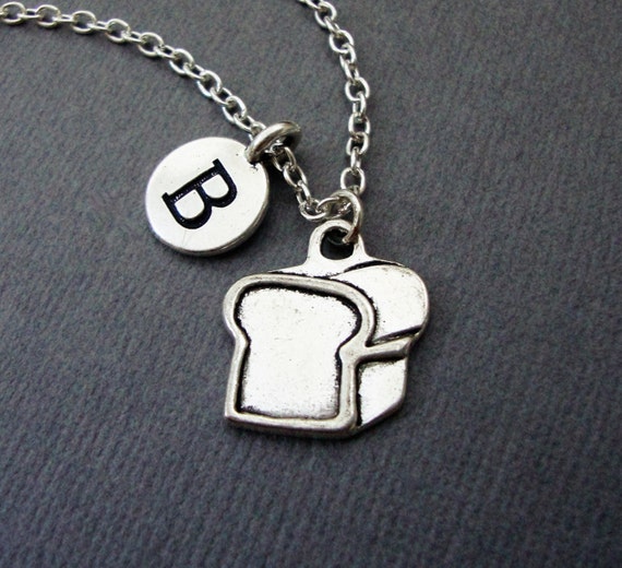 Bread Necklace Slice of Bread Keychain Loaf of Bread