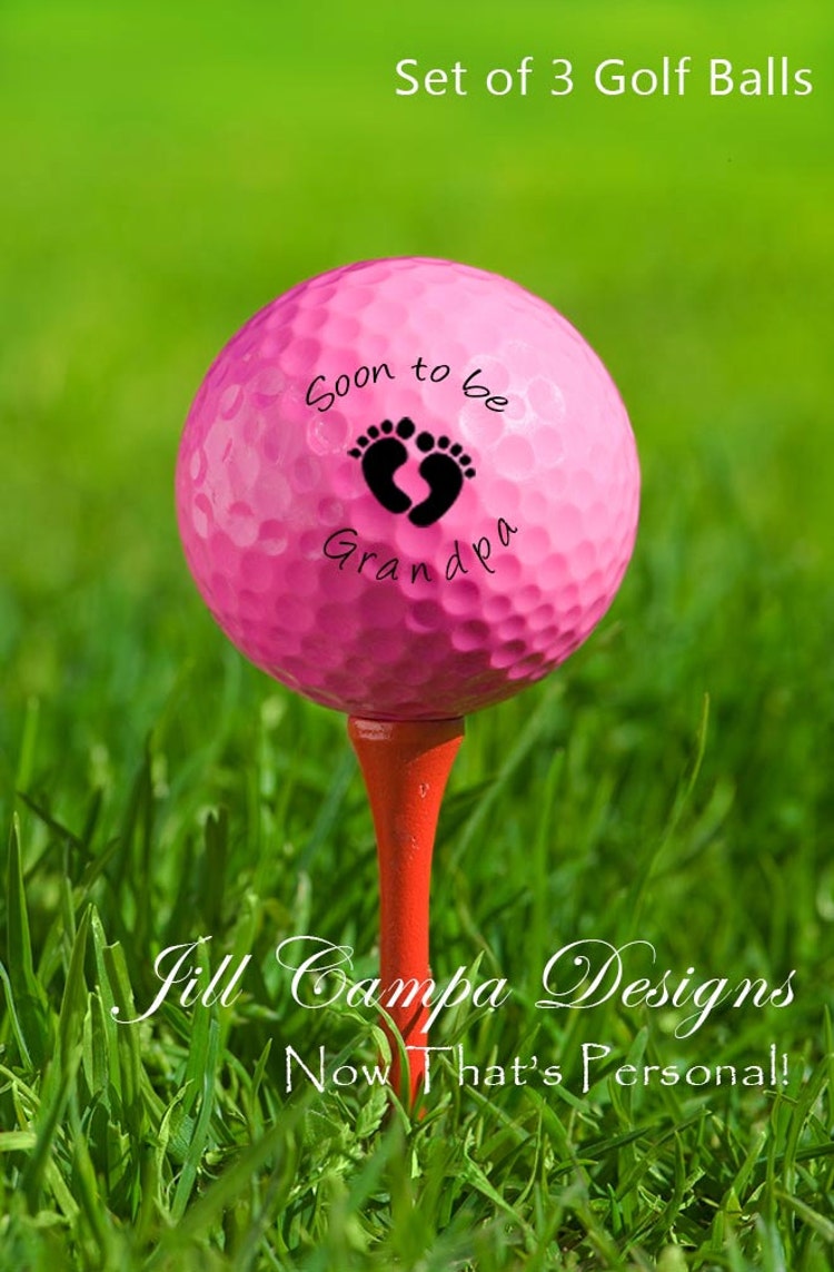 personalized golf balls pink custom golf balls by NowThatsPersonal