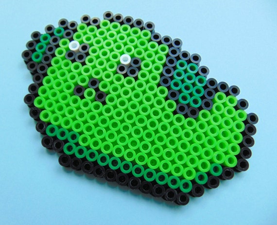 Hama/Perler/Fuse Bead Kawaii Mameshiba Inspired Edamame Bean