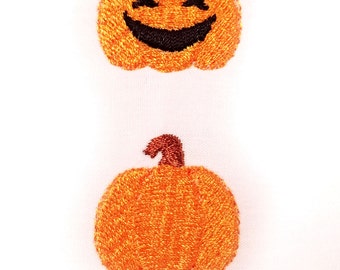 JackOLantern and Pumpkin Mini Designs - Machine Embroidery File Instant Download