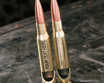 30th Birthday For Him, 30th Birthday Present, 30th Birthday Gift For Him, Engraved 50 Caliber Bullet Bottle Opener in Brass. Husband Gift.