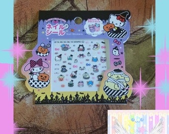 Halloween Themed Nail Decals Sanrio Officially Licensed
