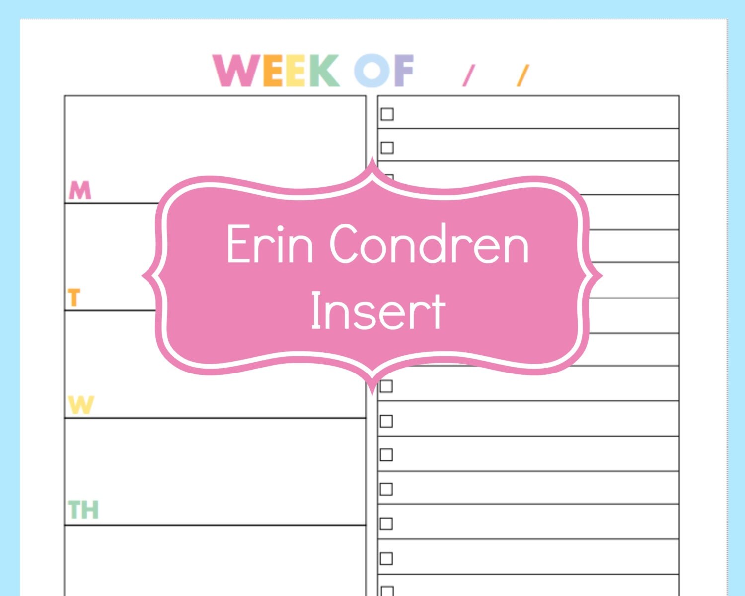 Erin Condren Printable To Do List Erin Condren by CommandCenter
