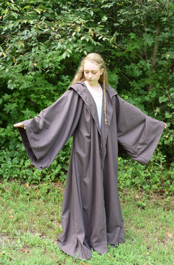 Galaxy Warrior Robe Sci-fi cosplay cloak costume brown