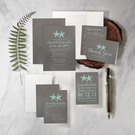 Beach Country Invitations 5