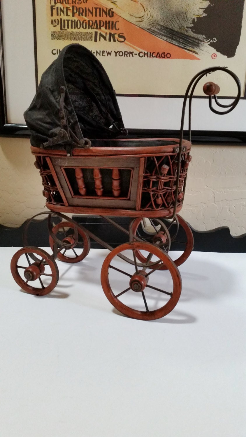 Vintage Doll Carriage, American Girl Doll Accessories Haute Juice