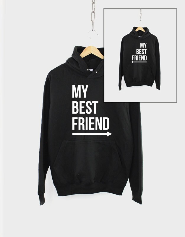 Best Friends Hoodies 2 x My Best Friend Hoodie Twin Pack