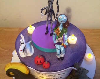 Nightmare Before Christmas Cake Topper