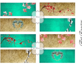 Bookmarks Printable Gift Tags Digital Scrapbook Cards Junk Journal Printable Images Digital Download Graphics Digital Collage Sheets