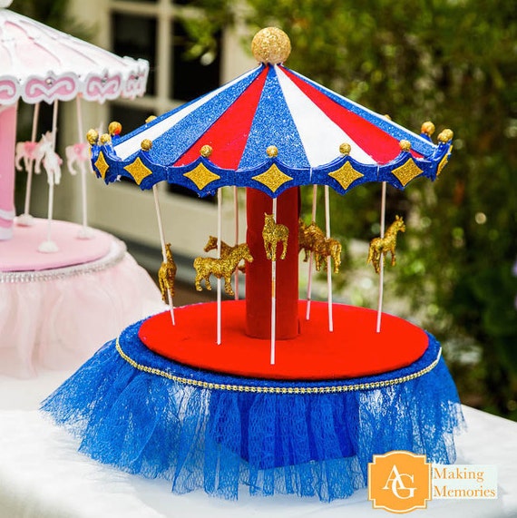 Carnival Carousel Centerpiece