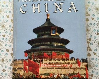 Turística Manual República Popular de viaje Vintage guía American de China libro de bolsillo años 80 ferrocarril rutas moneda guía