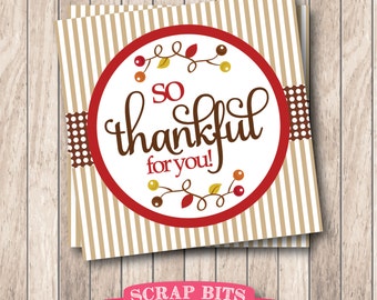 Printable Thanksgiving Thankful Sign Fall Leaves