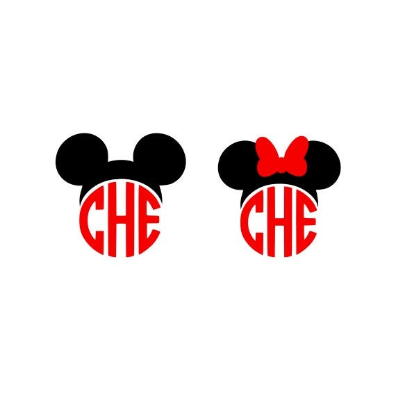 Download Mickey Monogram Svg, Minnie Monogram Svg, Minnie Mouse Svg ...