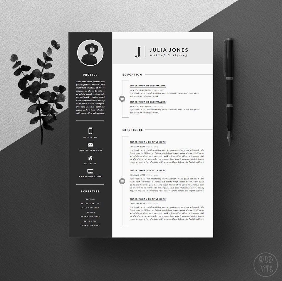 Resume Template / CV Template Cover Letter for by ...