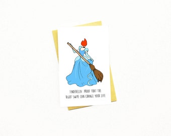 Funny Anti Valentine Card...Tinder Card...I Love You Card...Funny Card...Single Awareness Day...Galentine's Day...Tinderella