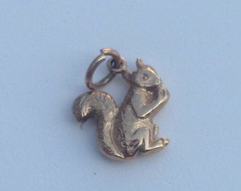 9ct Gold Red Squirrel Charm