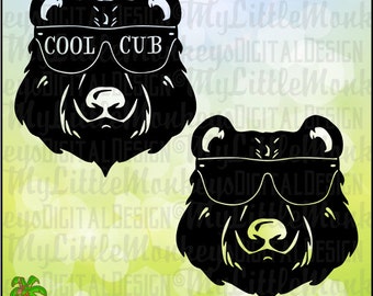 Download Bear cub svg | Etsy