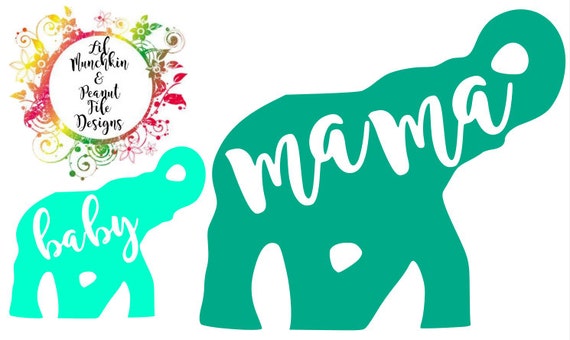 Download Mama Elephant/SVG Download/PDF Download/DXF by ...