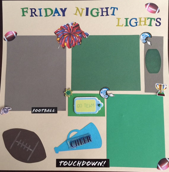 Scrapbooking: Friday Night Lights