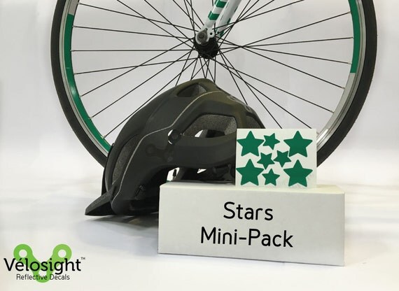 reflective bike helmet stickers