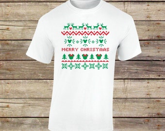 Ugly Sweater Shirt, Ugly Sweater Christmas Shirt, Christmas Shirt, Mickey, Minnie, Mickey Mouse,Disney Vacation,Disney World,Disney Vacation