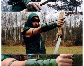 Custom cosplay leather, leather armor, leather masks, leather cuff, anime cosplay, marvel, dc, green arrow, deadpool, superhero, comics