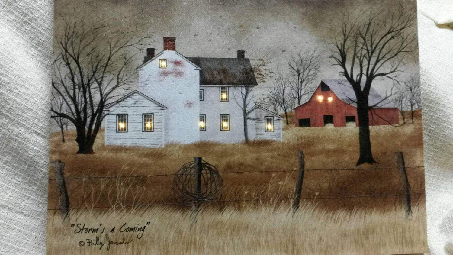 Billy Jacobs 12 x 16 Storm's A Comin' LED
