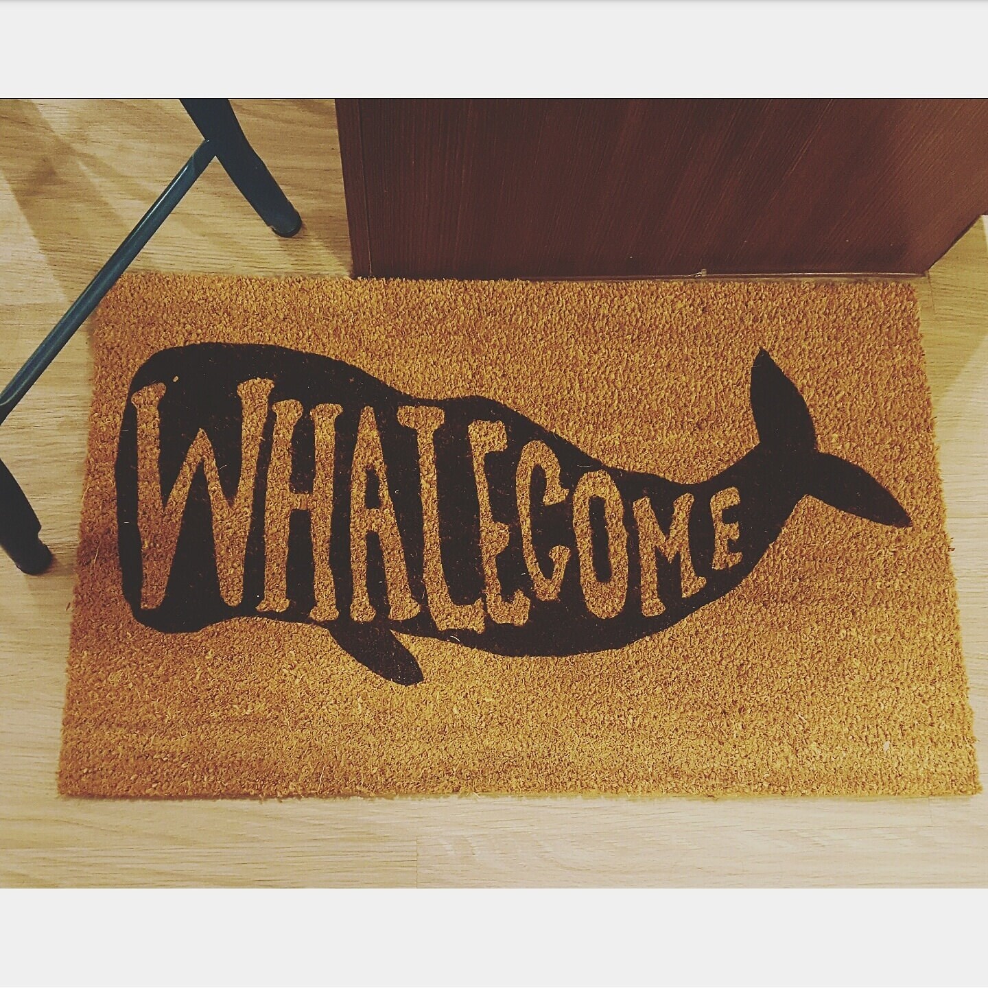 4 Quotes Whalecome Welcome Mat Nautical Whale Themed Gift Beach