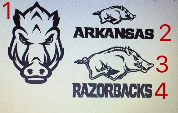 Arkansas Razorback Decals By SouthernRusticDecals On Etsy