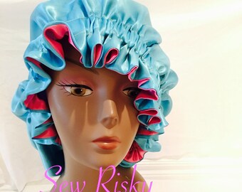 Reversible Satin Bonnet