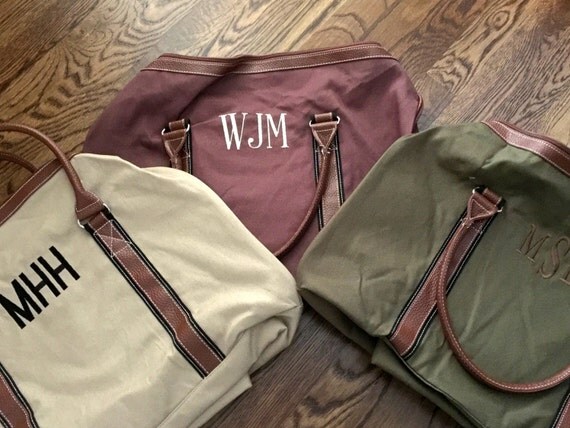 mens duffle bag monogrammed