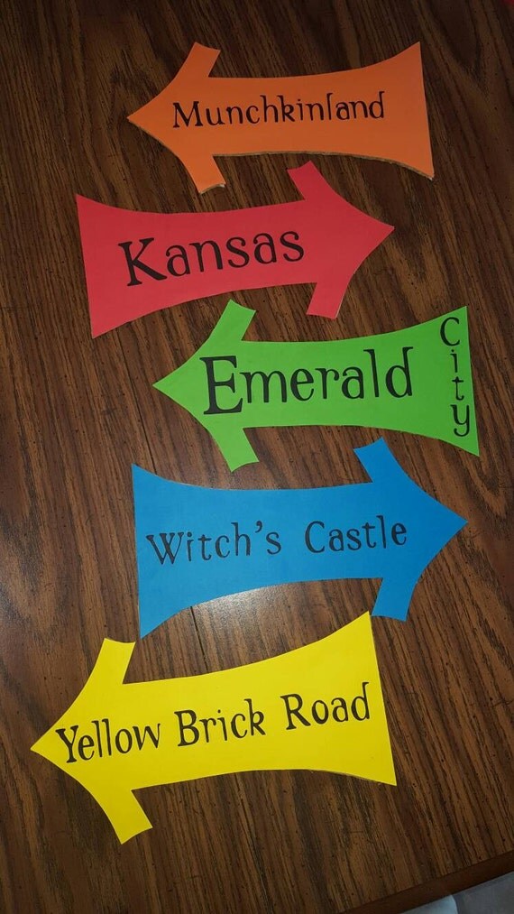 Wizard Of Oz Printable Signs