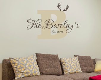 Last Name Wall Decor last name wall decal | etsy Last Name Wall Decor last name wall decal | etsy
