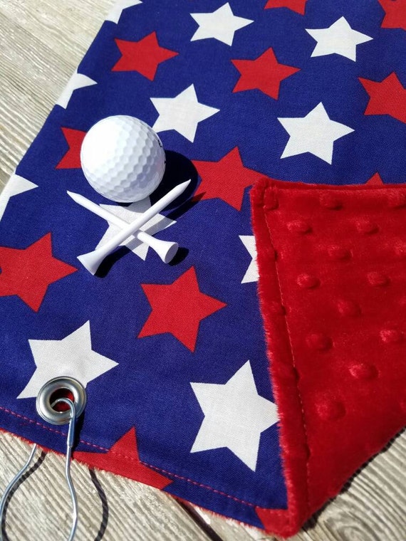 Items similar to Golf Towel, Ladies Golf Towel, Fourth of July Golf