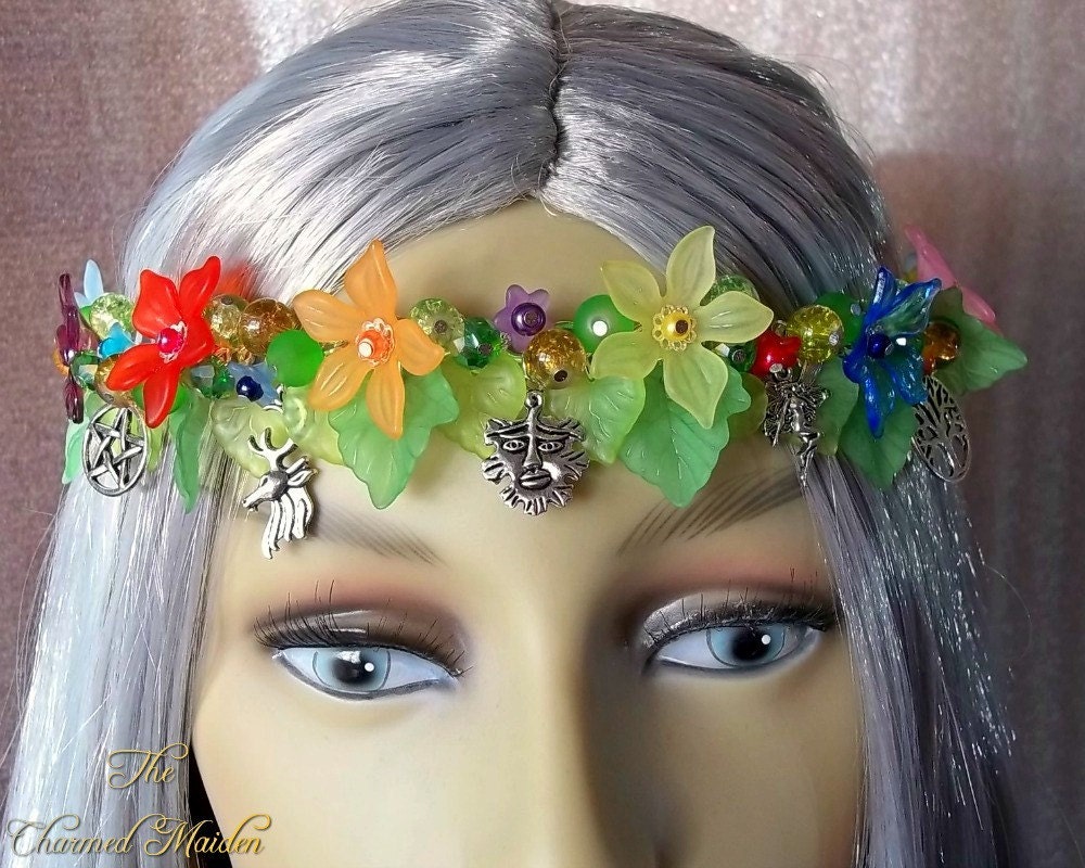 Pagan Flower Headdress 1
