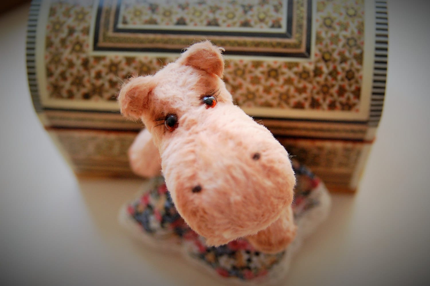 pink hippo teddy