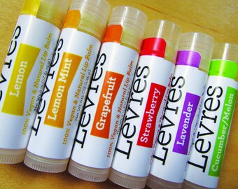 Vegan lip balm; choose your own flavor