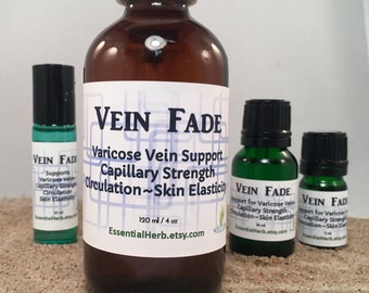Vein Fade Essential Oil Varicose Spider Veins Circulation Capilary Strength